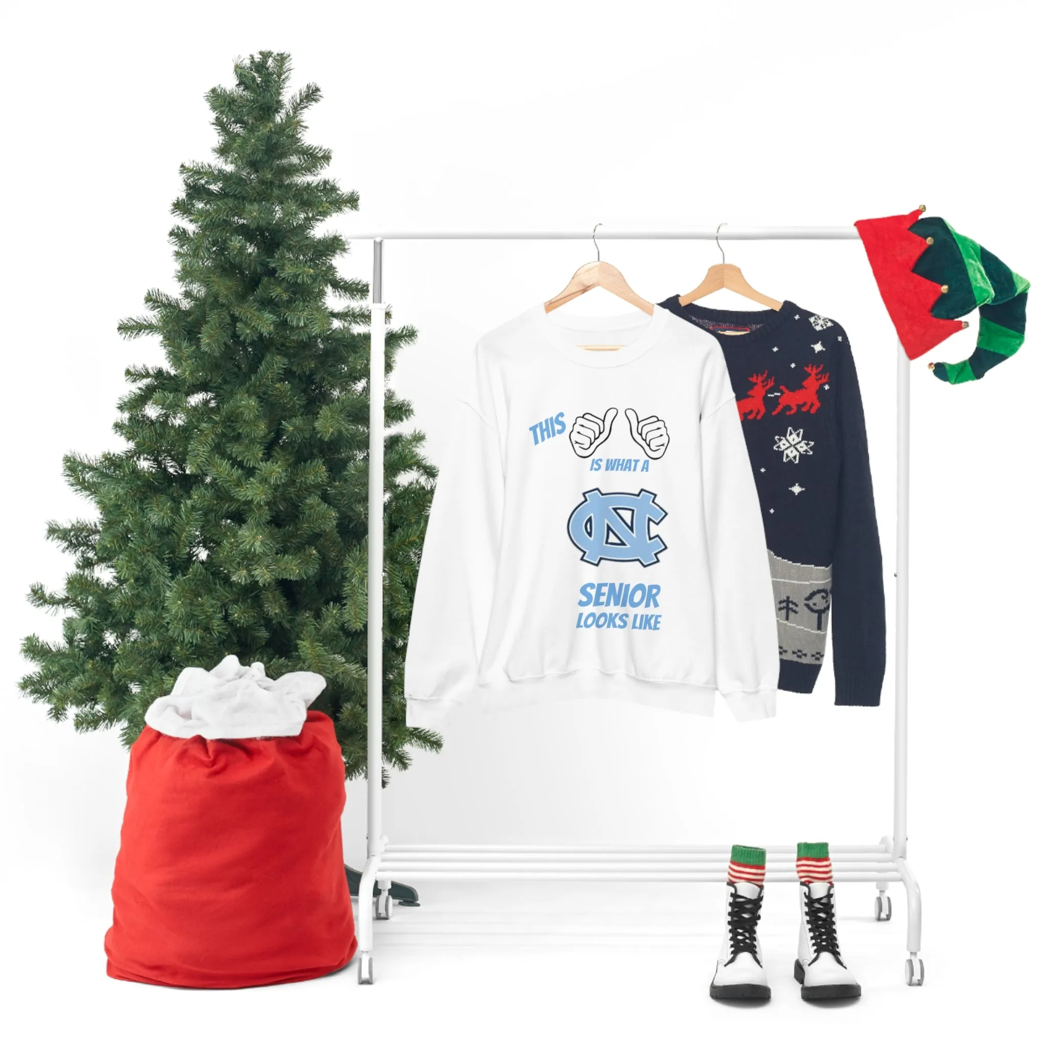 This Is What A Chapel Hill Senior Looks Like Unisex Heavy Blend™ Crewneck Sweatshirt