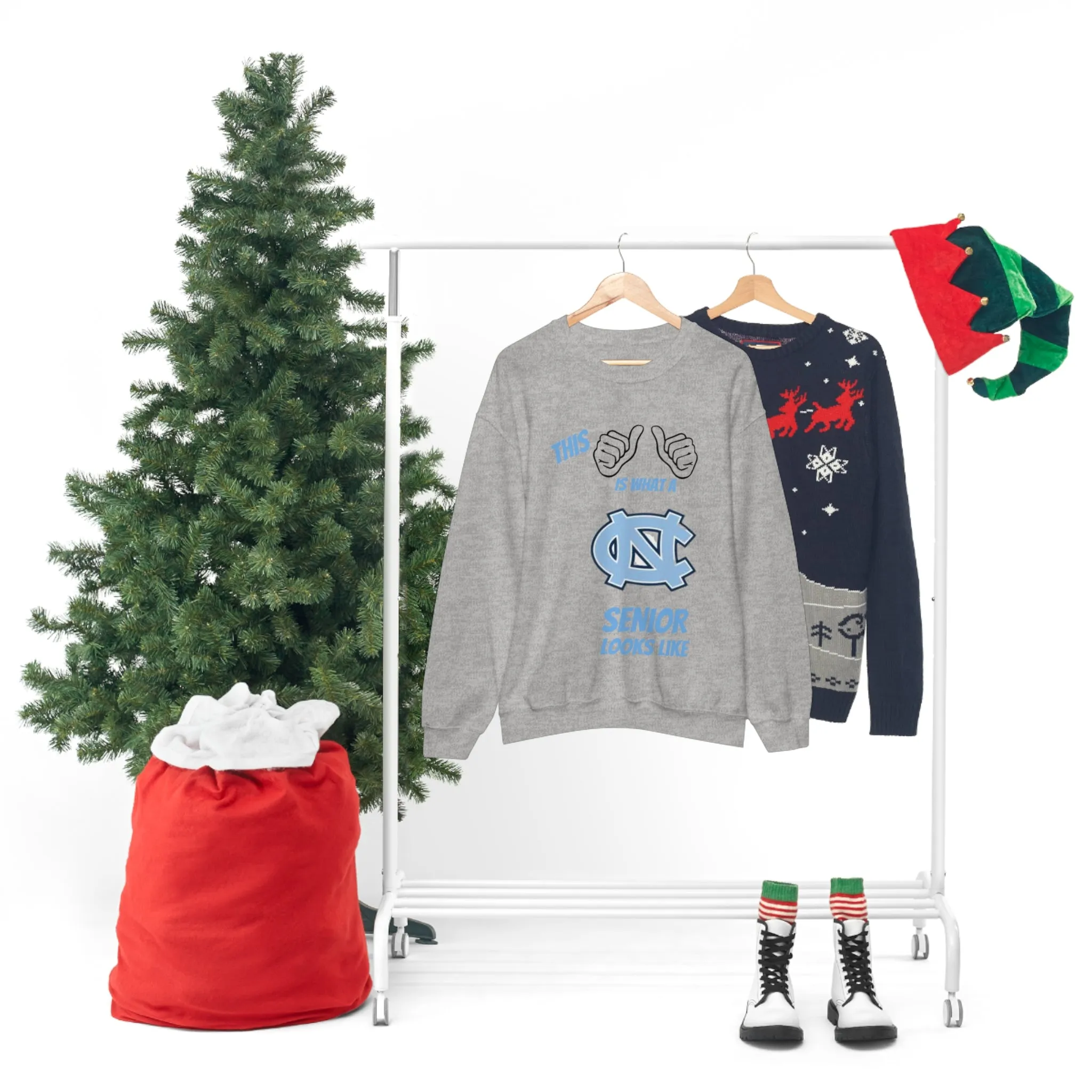 This Is What A Chapel Hill Senior Looks Like Unisex Heavy Blend™ Crewneck Sweatshirt