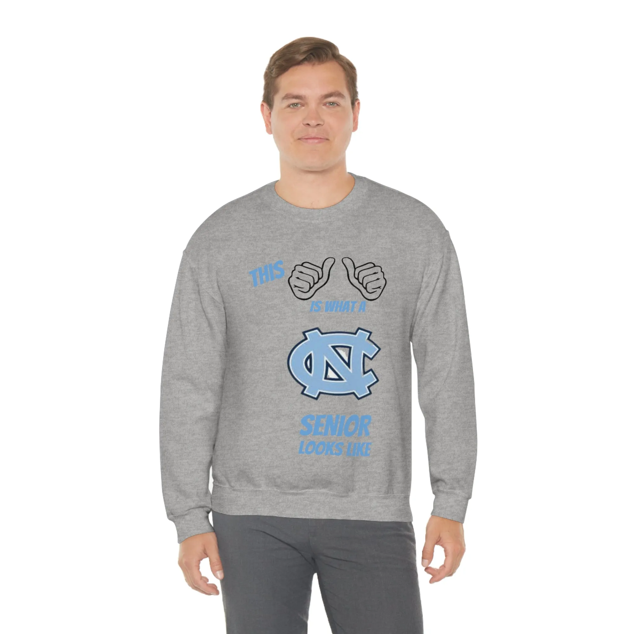 This Is What A Chapel Hill Senior Looks Like Unisex Heavy Blend™ Crewneck Sweatshirt