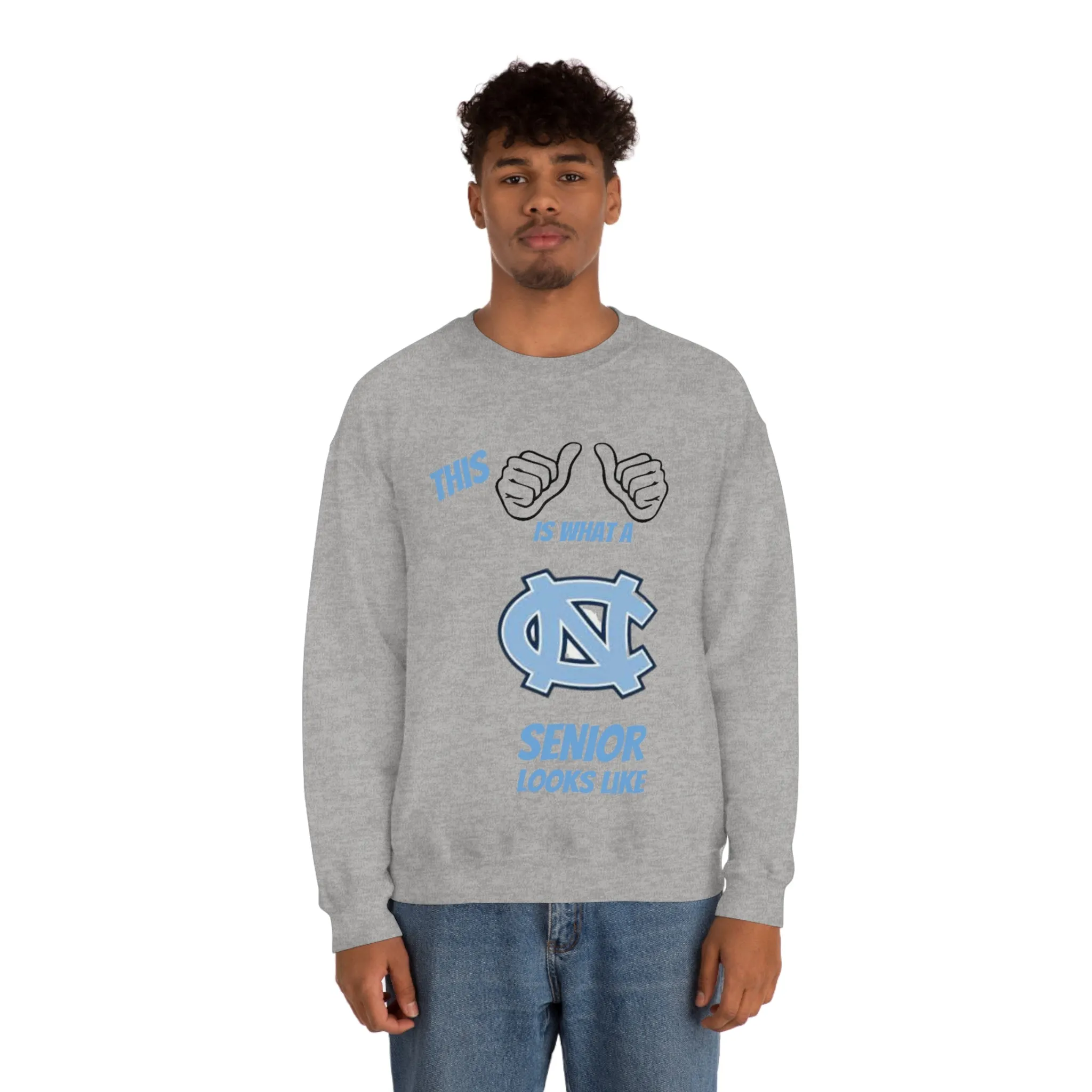This Is What A Chapel Hill Senior Looks Like Unisex Heavy Blend™ Crewneck Sweatshirt