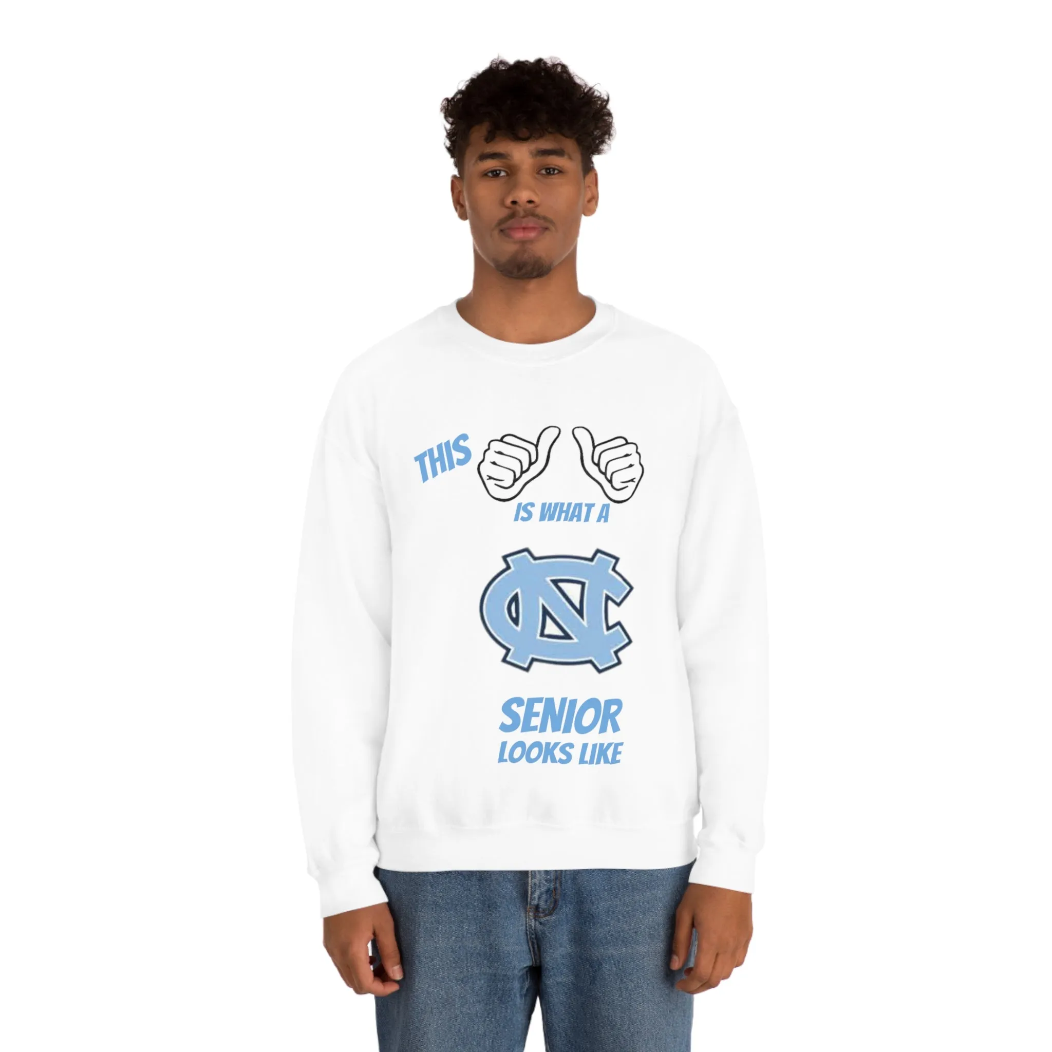 This Is What A Chapel Hill Senior Looks Like Unisex Heavy Blend™ Crewneck Sweatshirt