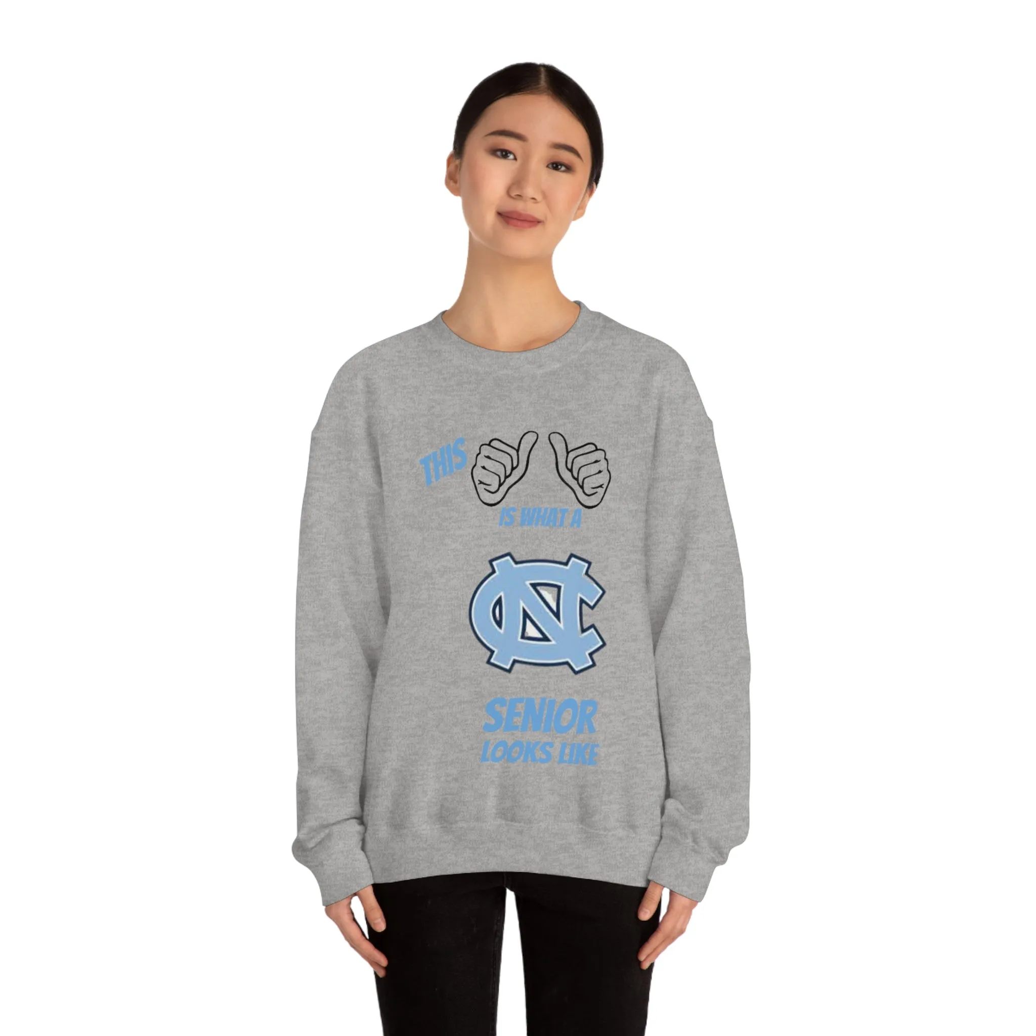 This Is What A Chapel Hill Senior Looks Like Unisex Heavy Blend™ Crewneck Sweatshirt