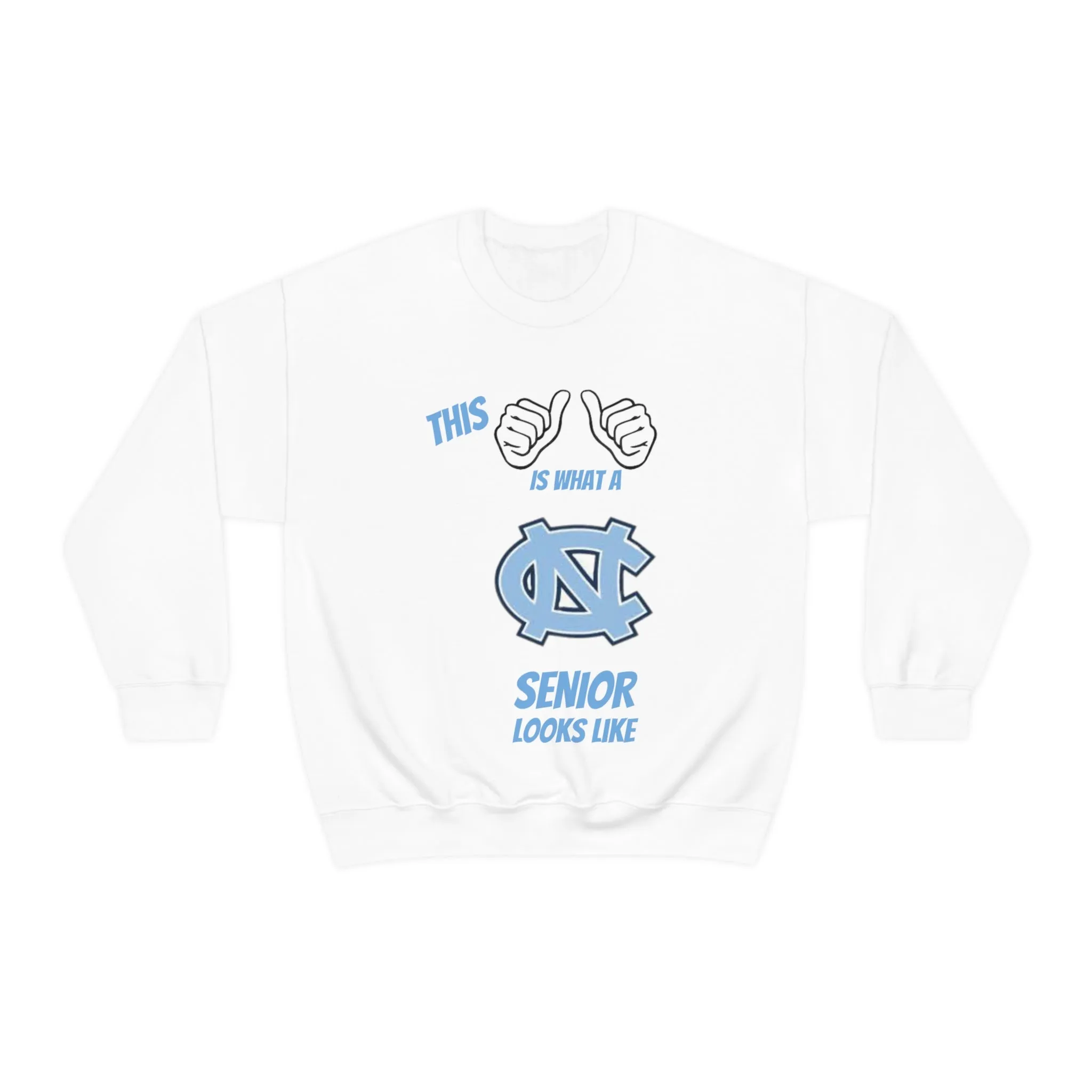 This Is What A Chapel Hill Senior Looks Like Unisex Heavy Blend™ Crewneck Sweatshirt