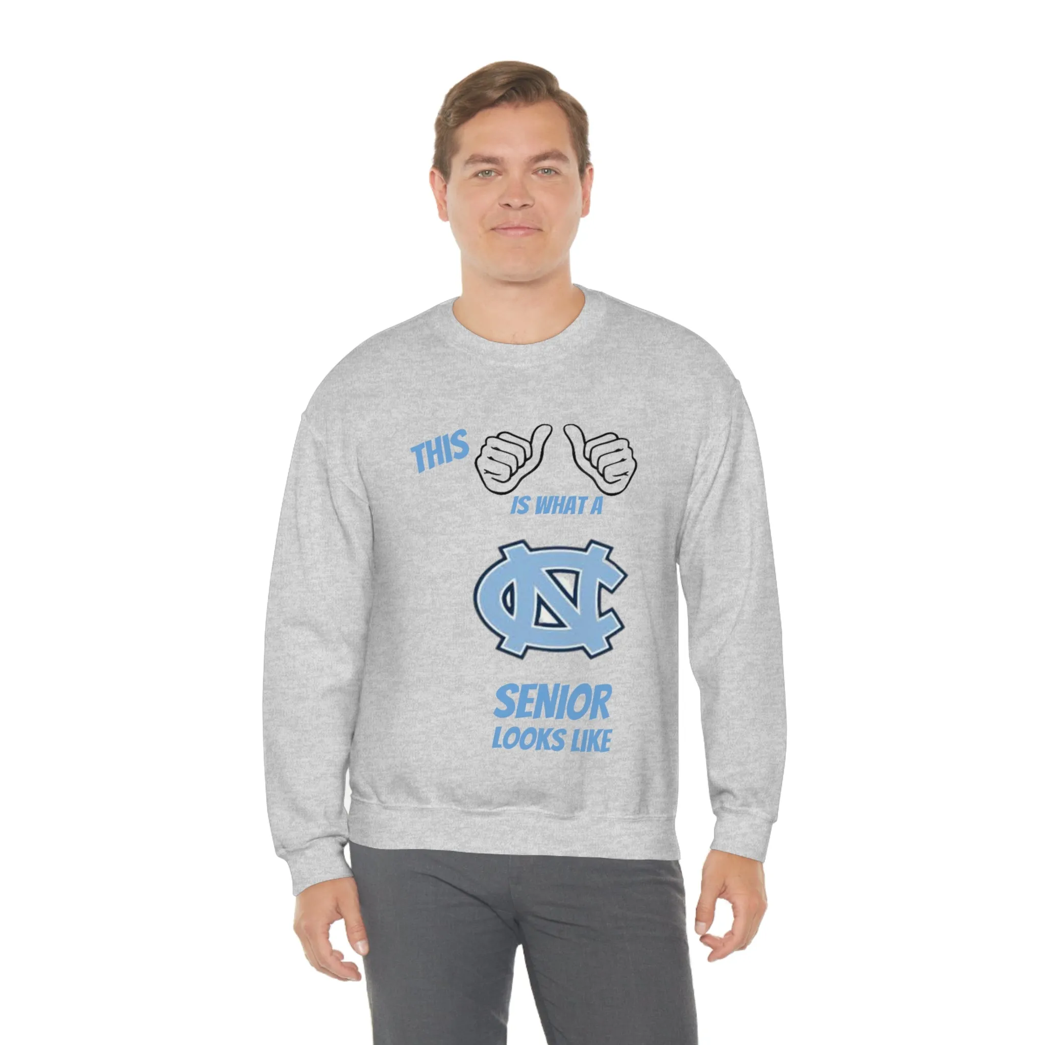 This Is What A Chapel Hill Senior Looks Like Unisex Heavy Blend™ Crewneck Sweatshirt