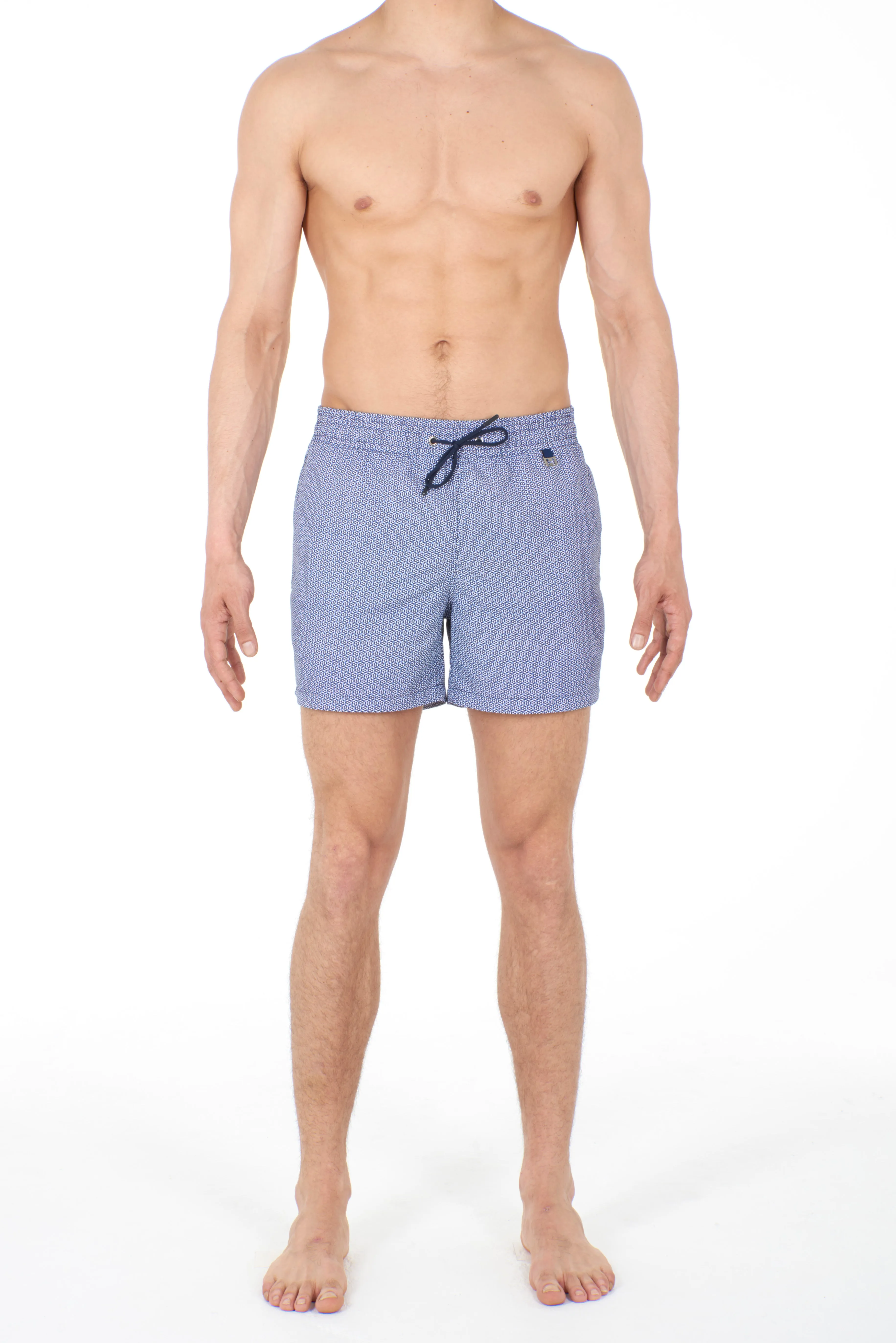 Topaz Beach Boxer | Navy/White 401280-PN07