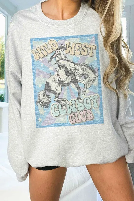 Wild West Cowboy Club {oversized sweatshirt}