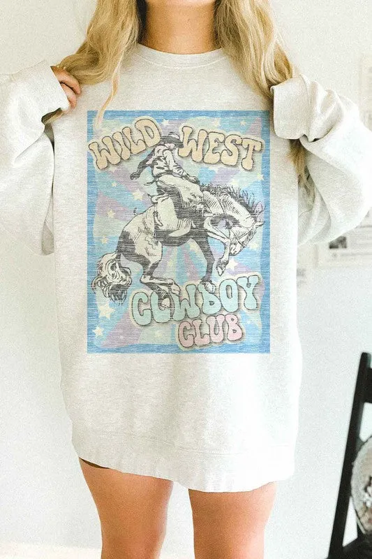 Wild West Cowboy Club {oversized sweatshirt}
