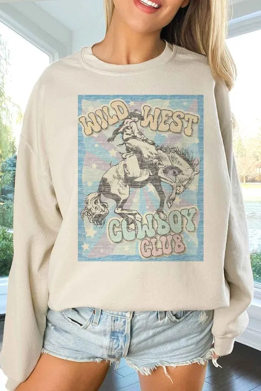 Wild West Cowboy Club {oversized sweatshirt}